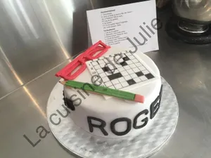 Une de mes grilles transformées en gâteau !