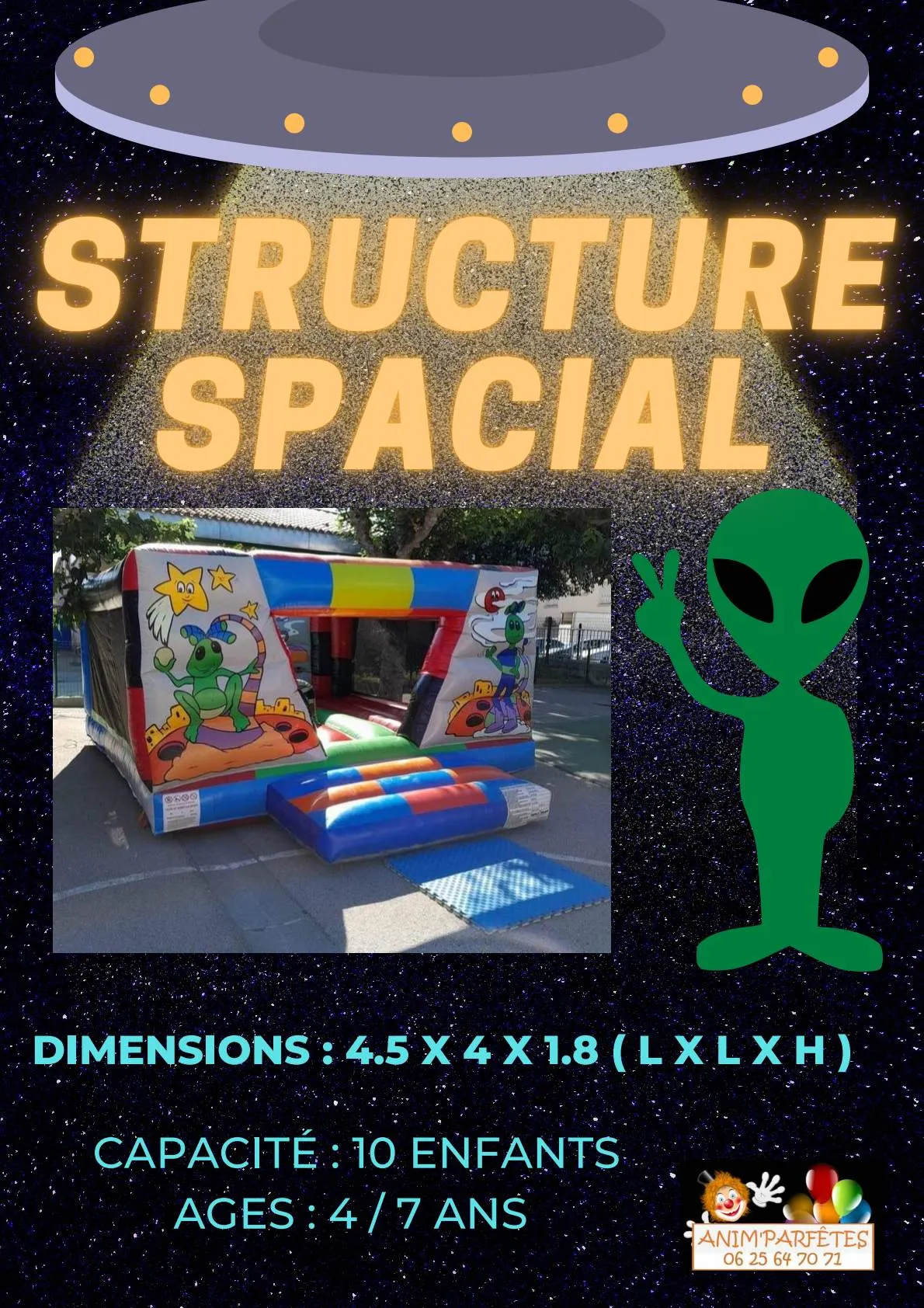 chateau gonflable spacial-pyrénées orientales