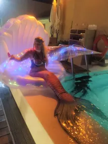 Show aquatiques Freya la Sirène  / Saint Tropez- Cannes-Antibes-Monaco