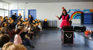 spectacle Clown Bidouillette à L'école

