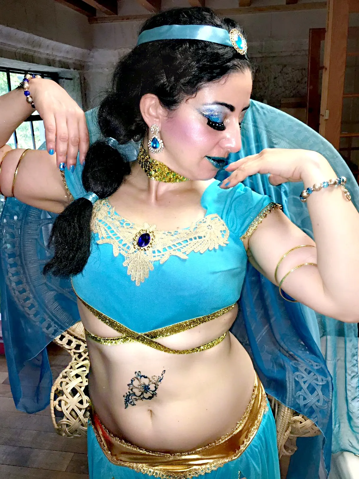 Danseuse orientale Conte 1001 nuits Pontoise