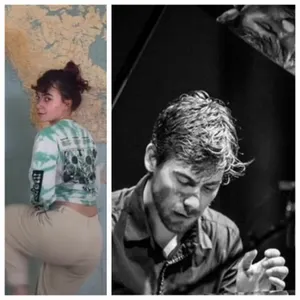 Duo piano danse, Brune De Guardia danse, Yannaël Quennel piano.