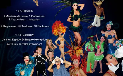 Photo de FANTAISIES TROPICALES - revue cabaret - danseurs/ses - Tours - 37
