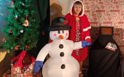 Photo de spectacles de Noël de Lisa conteuse Toulouse Occitanie Midi Pyrénées 