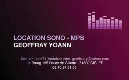 Photo de LOCATION SONO - MPB
