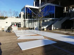 Montage de nos patinoires 