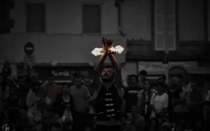 Photo de Compagnie C.H.K.1 - jongleur de feu - spectacle de feu