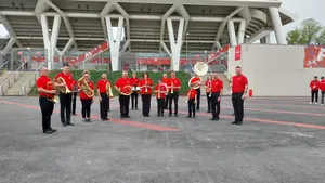 Stade de Reims - arrivée des supporters et des équipes Foot Ligue 1 