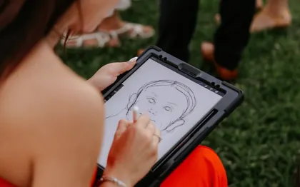 Photo de La Griffe de Jade, caricaturiste numérique / NICE