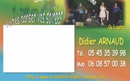 Photo de ORCHESTRE DIDIER ARNAUD CHARENTE MARITIME - COGNAC - HAUTE VIENNE