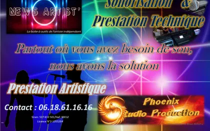 Photo de News Artist' - Sonorisation - Studio d'Enregistrement - Nord