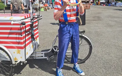 Photo de Charlie Toon Animation musicale en triporteur