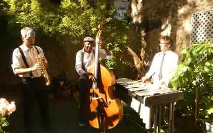 Photo de ROSE ROOM TRIO, trio jazz vintage, Sud de la France