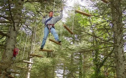 Photo de AOUBRE L'AVENTURE NATURE,   ACCROBRANCHE ET PARC NATURE à FLASSANS
