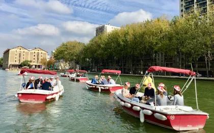Photo de MARIN D'EAU DOUCE TEAM BUILDING SUR L'EAU