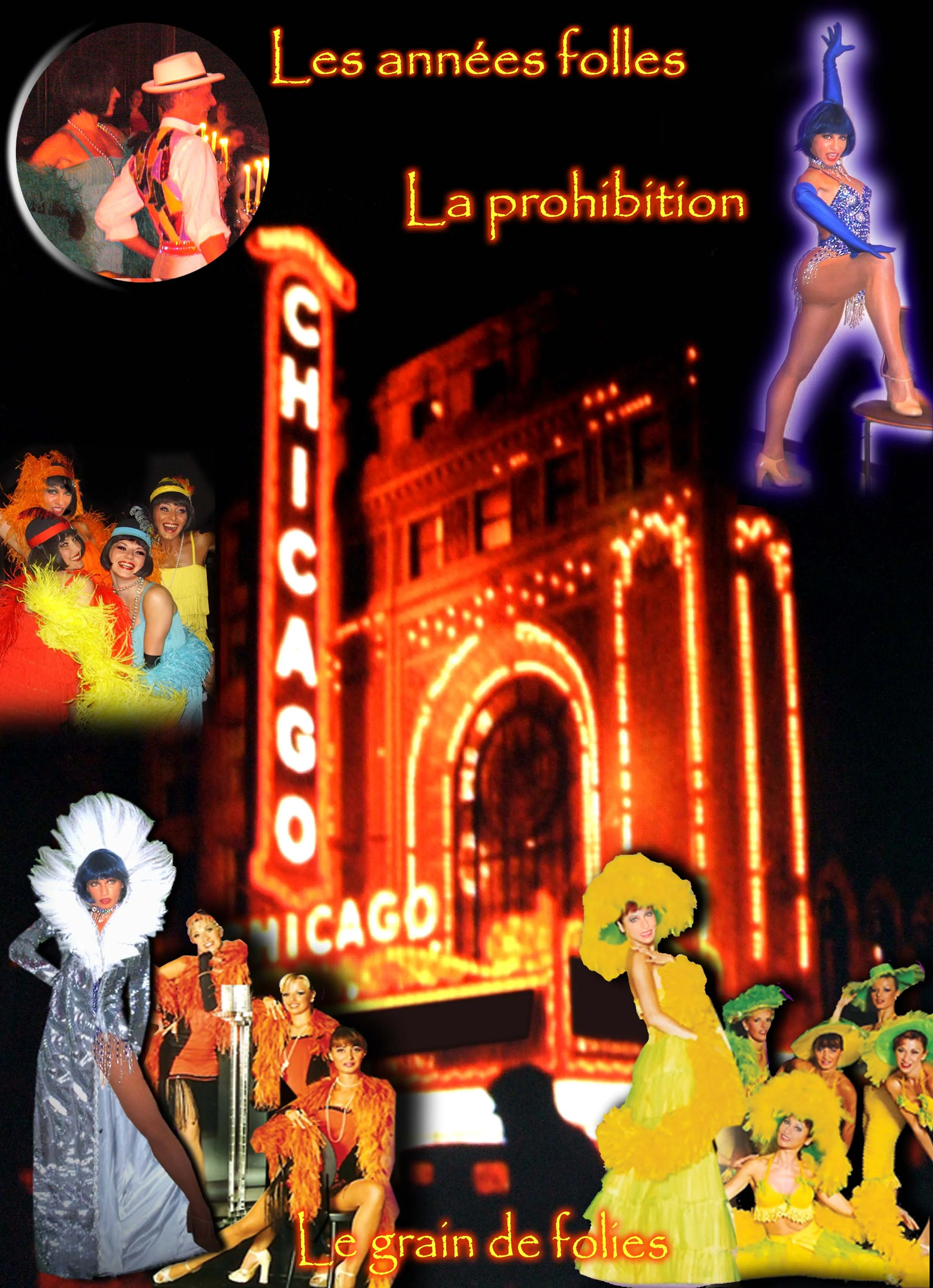 Spectacle Cabaret - Danseuses - Paris - Cancan - Revue Itinérante