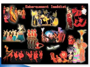 Spectacle Cabaret - Danseuses - Paris - Cancan - Revue Itinérante