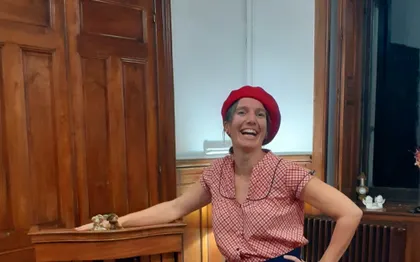 Photo de Ludivine et son orgue de barbarie, Voyages en orgue de barbarie