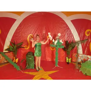 Clochette la fée clochette et les oiseaux perruches et oiseau capucin