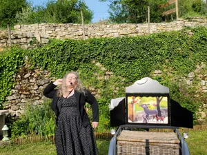 Stéphanie Duquesne Triporteur Kamishibaï Poitiers