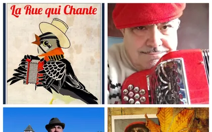 Photo de La Rue qui Chante      Animations orgue de Barbarie et accordéon /Lot