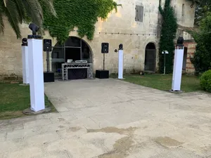 installation soirée de mariage en extérieur 