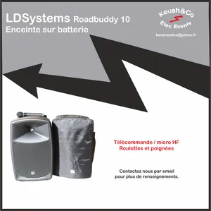 Enceinte sur batterie avec micro HF intégré 
Disponible à la Location
91 Essonne étampes angerville ile de france 