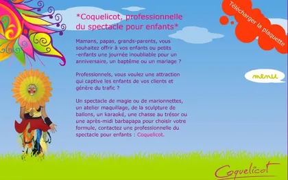 Photo de Coquelicot - Magicien - Clown - Spectacle Enfant - Simorre (Gers)