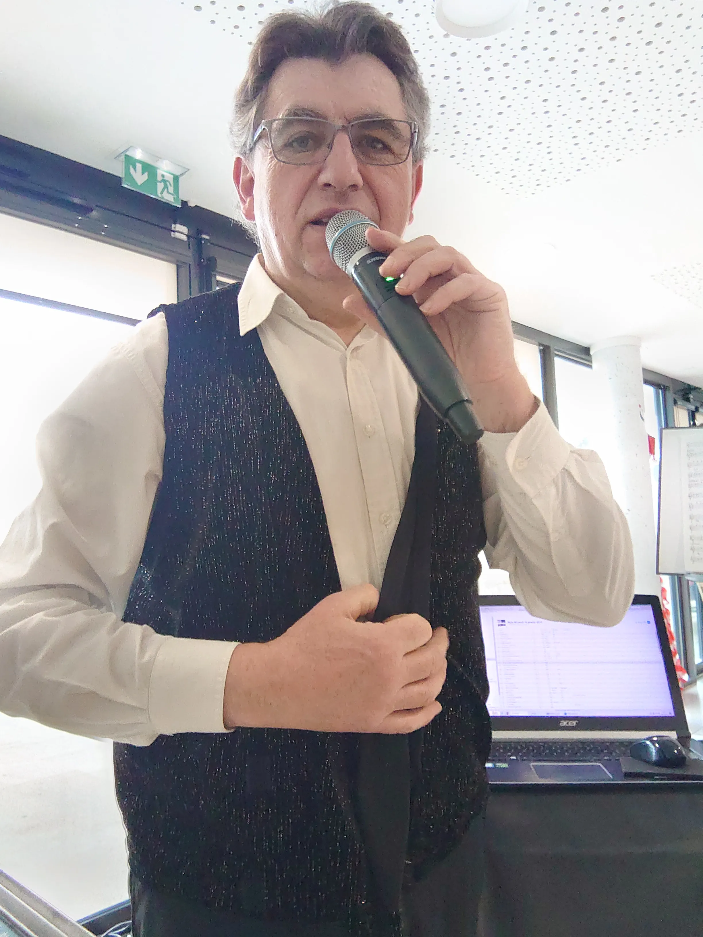 Animation musicale voeux municipalité Blain  jeudi 25 janvier 2024