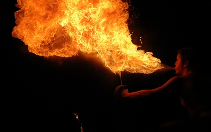 Photo de Spectacle de feu : Flamme en Bulle / Var St Tropez