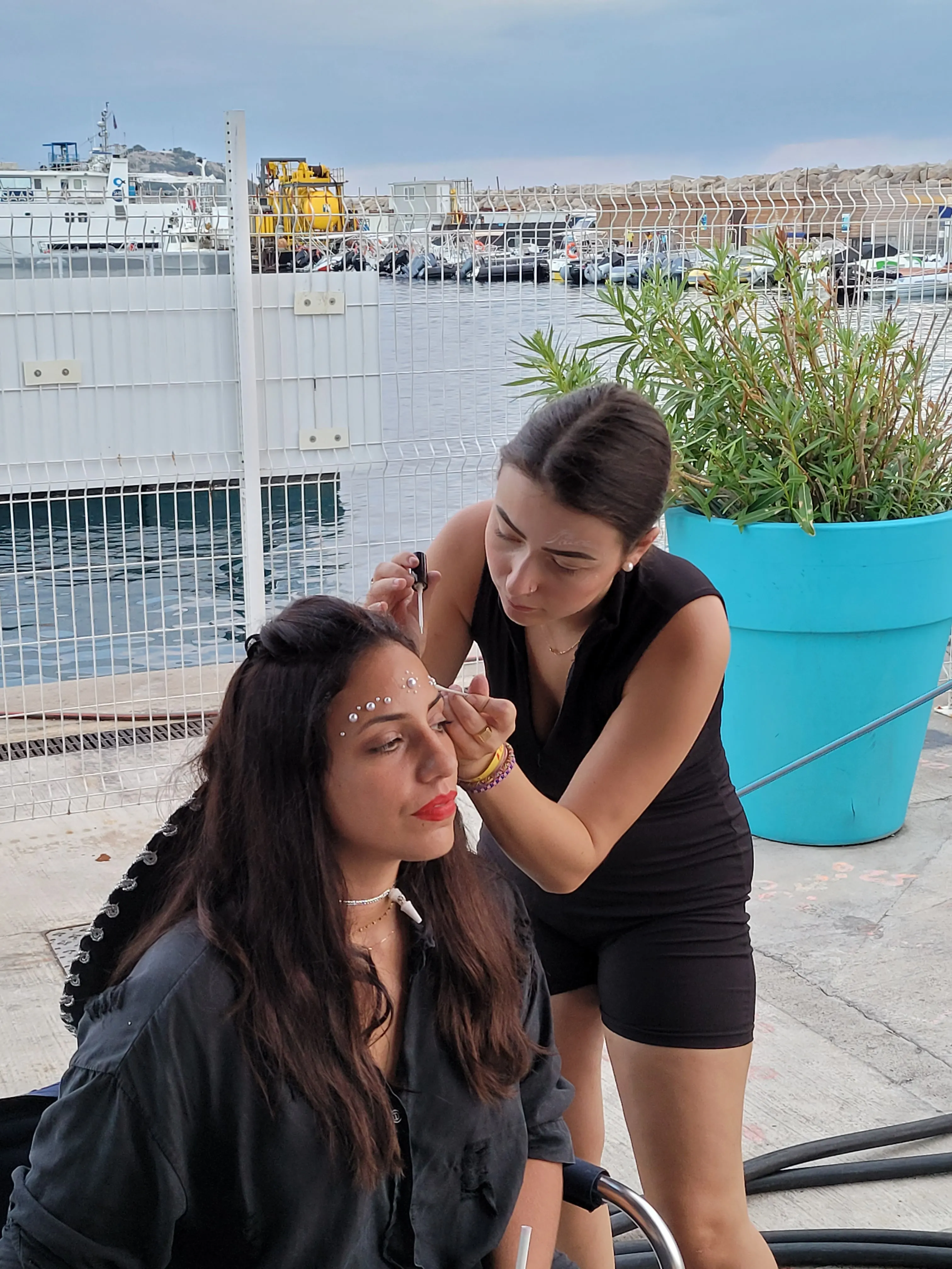 Chloé maquilleuse lors d'un événement à Marseille "Thématique MEXIQUE"