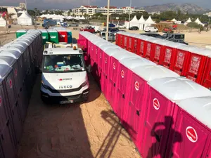 zone sanitaire constituée de divers dispositifs autonomes et raccordables