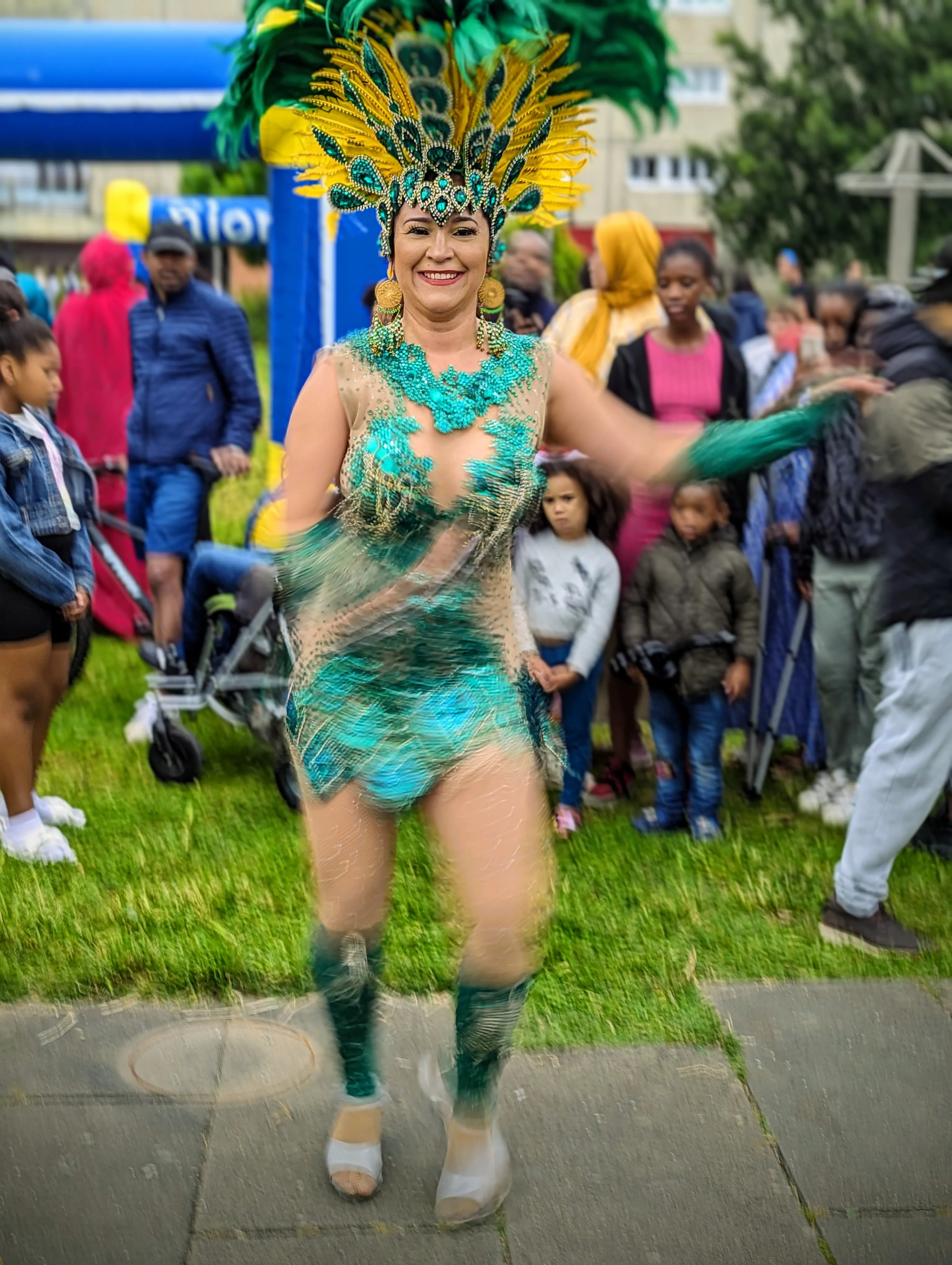 Flamme Olympique à Niort avec Batucaniort 