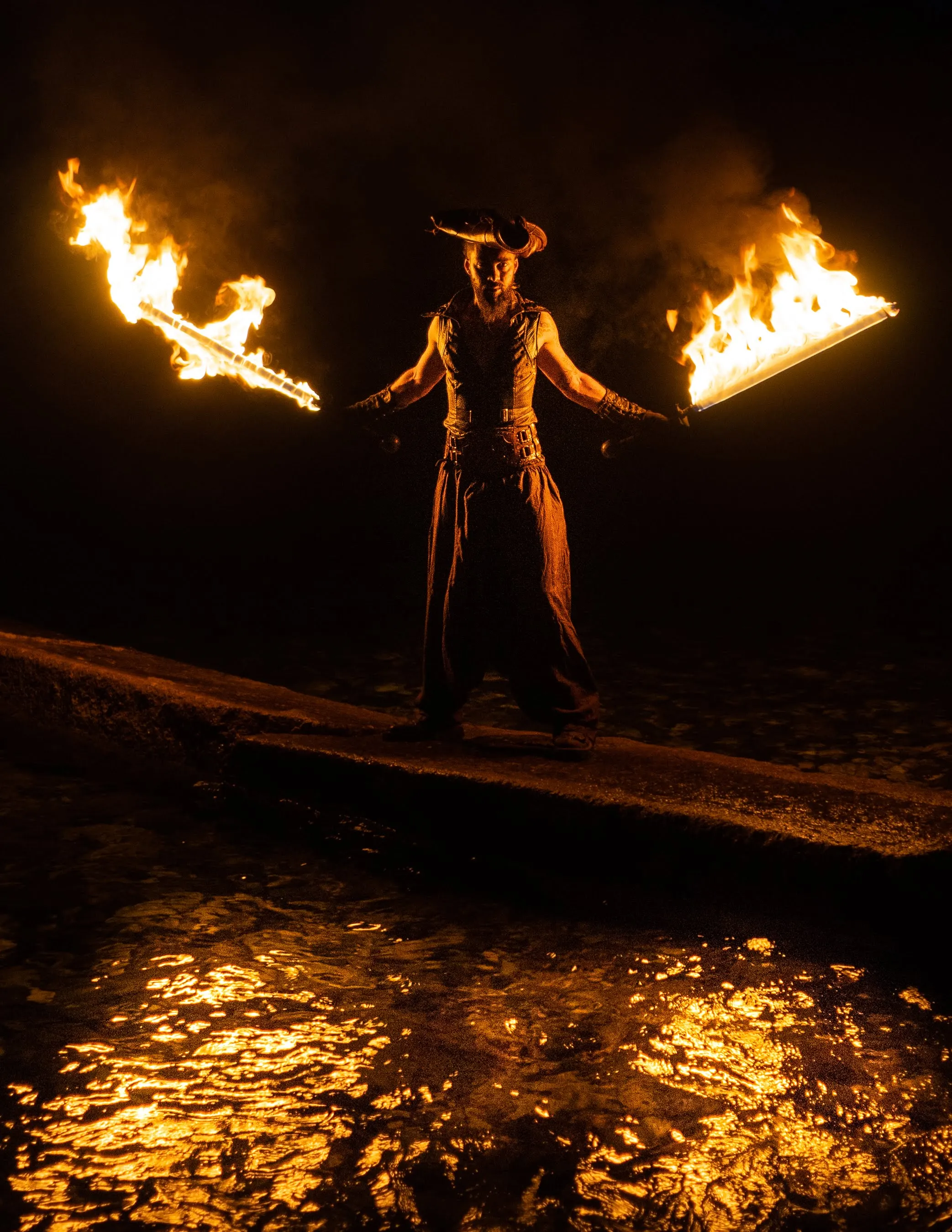 Spectacle "Buccaner's Night" un spectacle de feu !