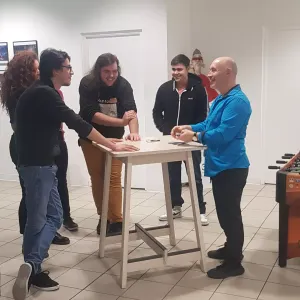 mentalisme avec les etudiants de 3axes institut rennes , ecole de jeu vidéo