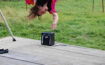 Photo de Jenny Rombai - Equilibriste sur corde souple - LAEKEN