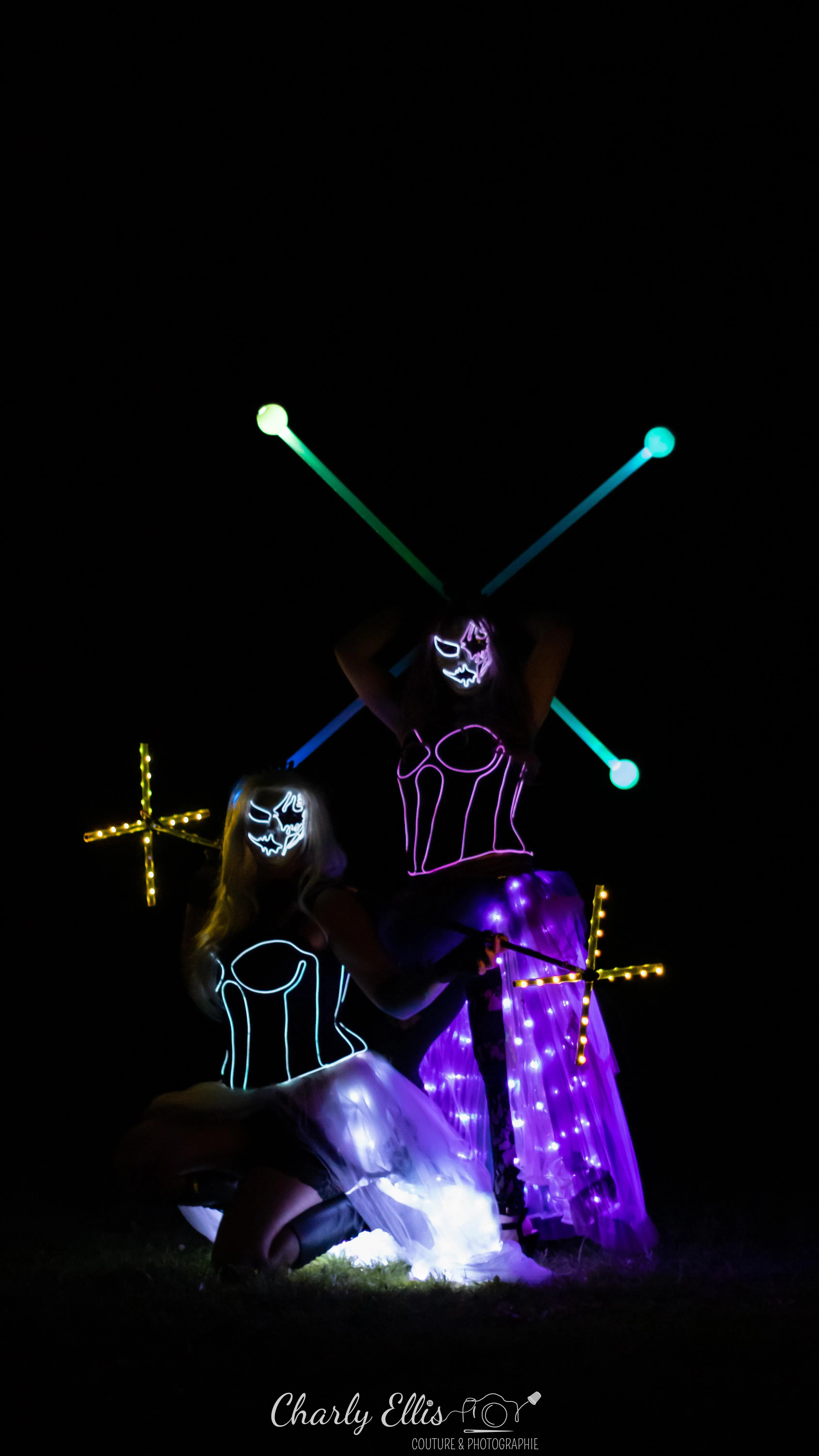 "Mélusines" leds séambulation