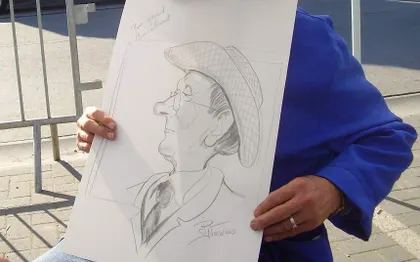 Photo de Jean Paul Naessens caricaturiste - Lille