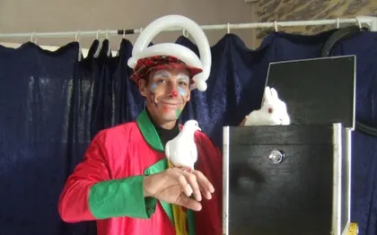 Photo de Clown, magicien, spectacles, domicile, animations -  35, RENNES