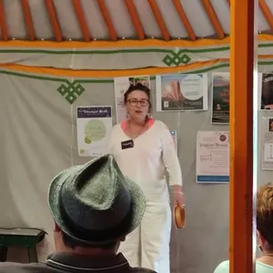 Conteuse du Gard, Intervention journée bien-être 2022, St-André-d'Apchon.