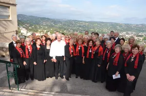 Avant le concert à la Cathédrale de Grasse