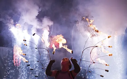 Photo de Compagnie Shin'in circle - jongleurs de feu - magie - pyrotechnie