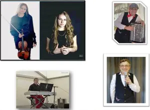 Swann violoniste chanteur & Bertrand Bugel accordéoniste pianiste chanteur