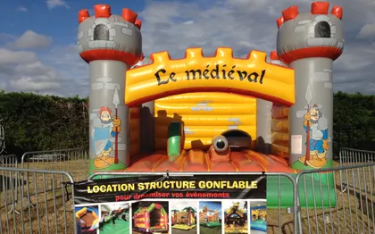 Photo de Structures Gonflables  leader 44 JTE  spécialiste PARCS EPHEMERES XXL