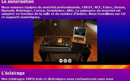 Photo de SUNLIGHT Evenement, animation et sonorisation