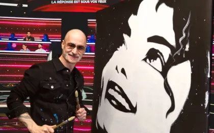 Photo de Rénald ZAPATA, peintre performer, France et international