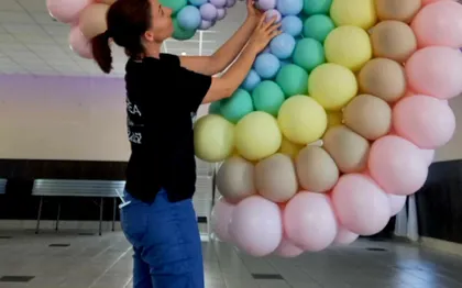 Photo de Eva Créa Arche ballon lyon - Décoration Lyon Grenoble Macon Savoie 