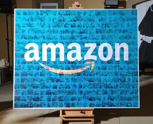 Mosaïque photowall ou mur d'images