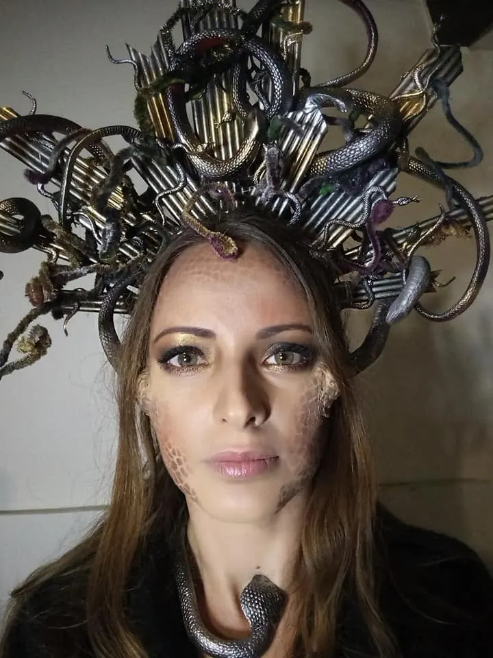 Maquillage effets spéciaux thème Médusa