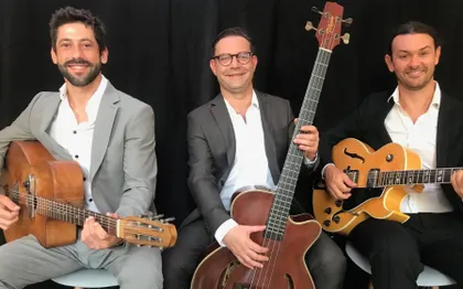 Photo de swing and co/ trio jazz manouche